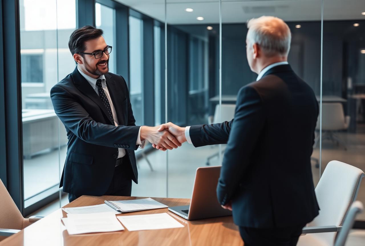 Consultor profesional en reunión ejecutiva